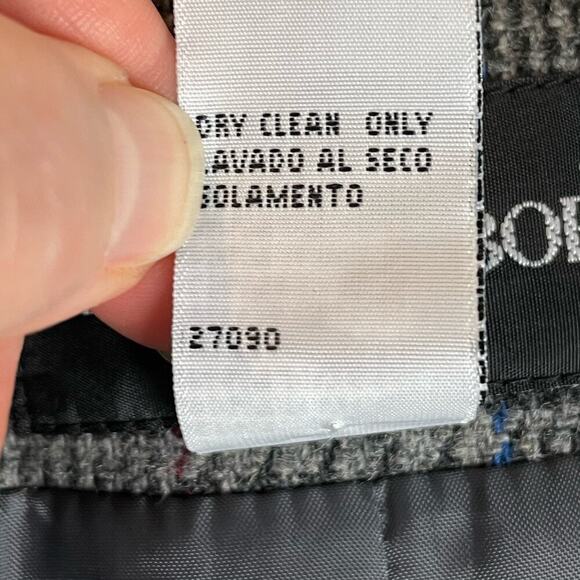 Vintage Sag Harbor plaid single button closure wool blend blazer size 10 - Picture 7 of 7